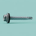 1/4-inch hex drive metal screws