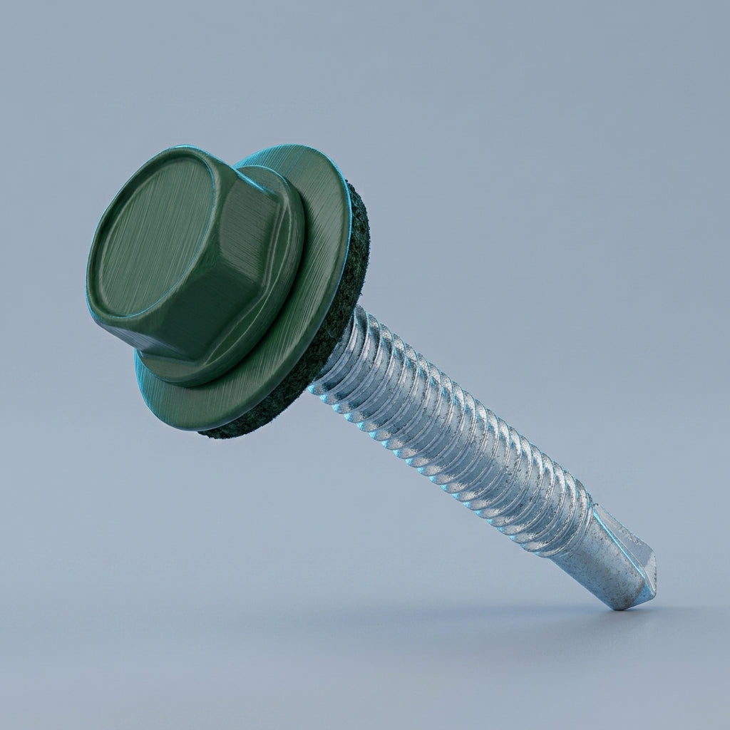 #12 x 1-inch self-drilling metal screws
