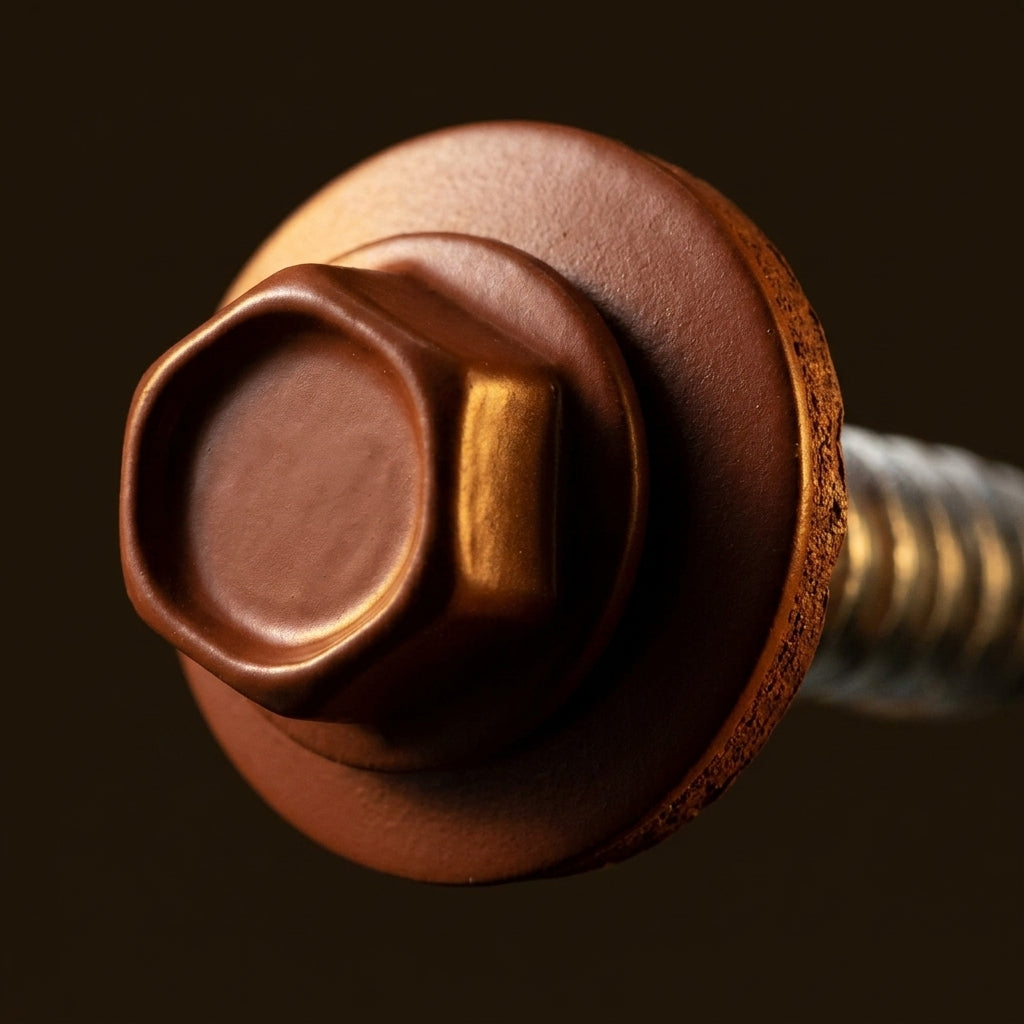 Sharp point metal panel screw
