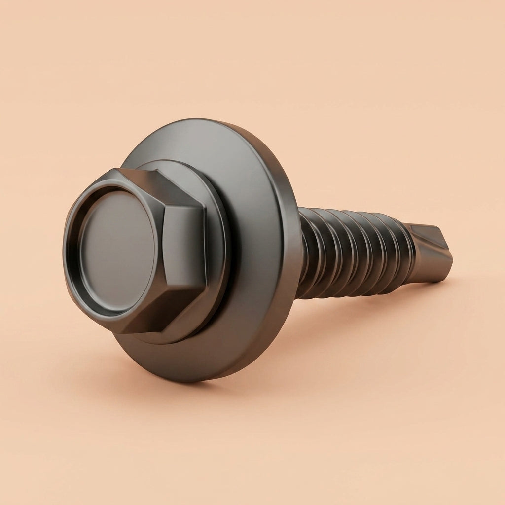 Steel panel screw for wood framing